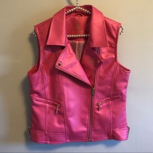 Jeffree Star Bubblegum Pink Vegan Leather Vest